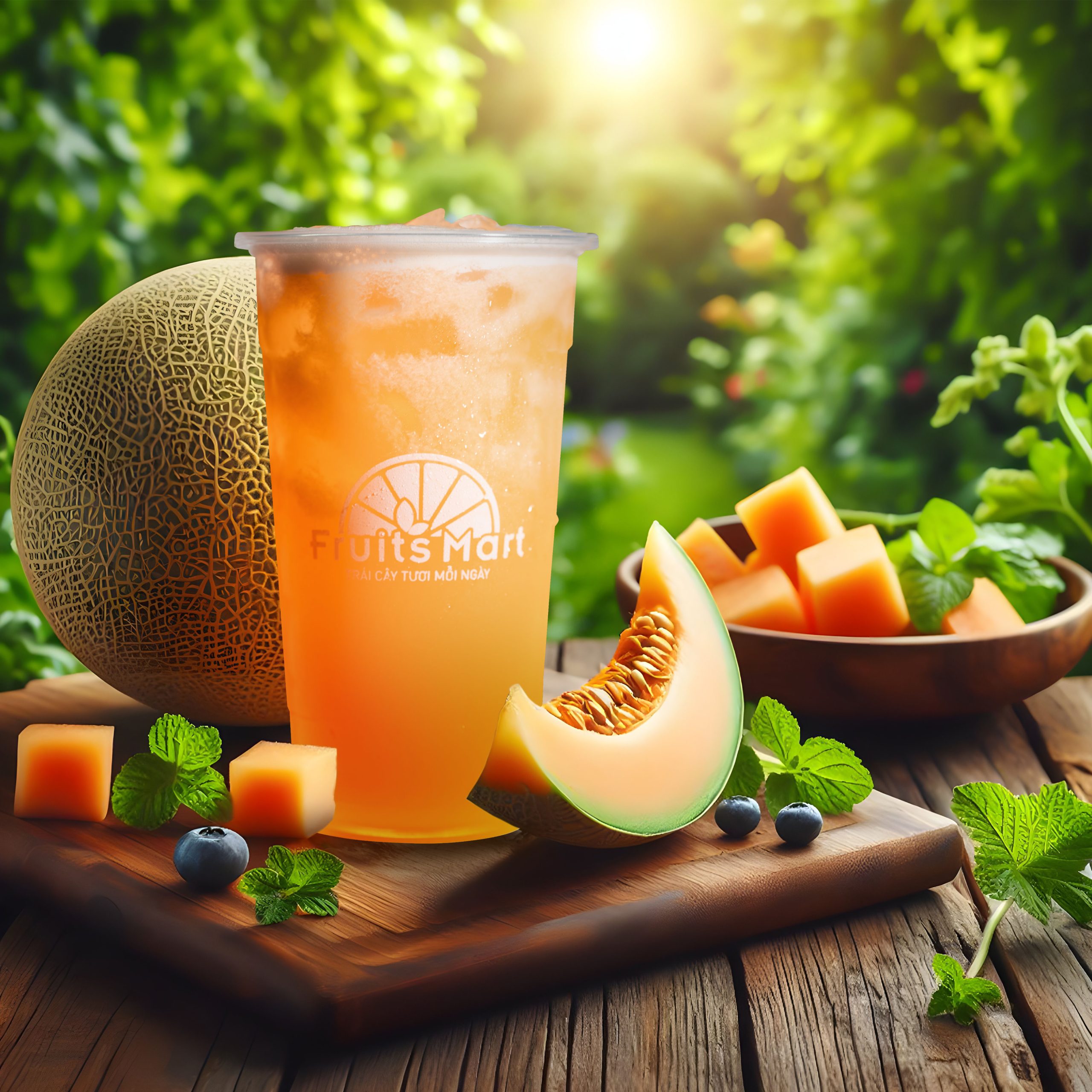 Sữa chua Dưa lưới - Ảnh 2